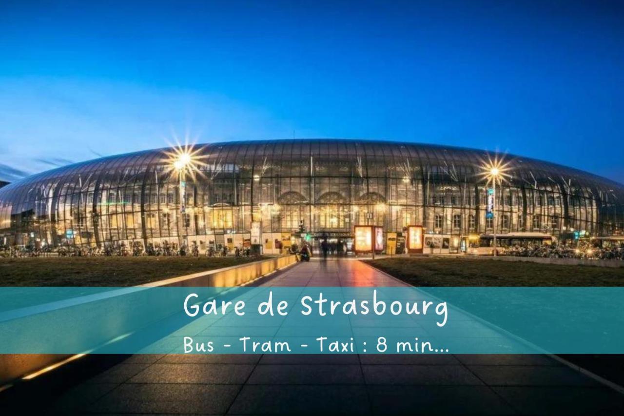 Vieux Schilik / Parking / Tram / Parlement / Proche Strasbourg Centre Daire Schiltigheim Dış mekan fotoğraf